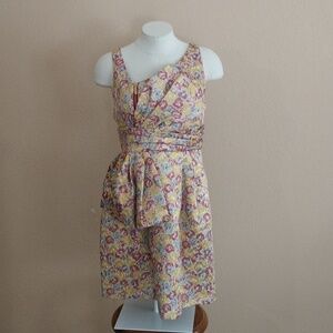 Zac Posen for Target Floral Brocade Bow Dress Size 1